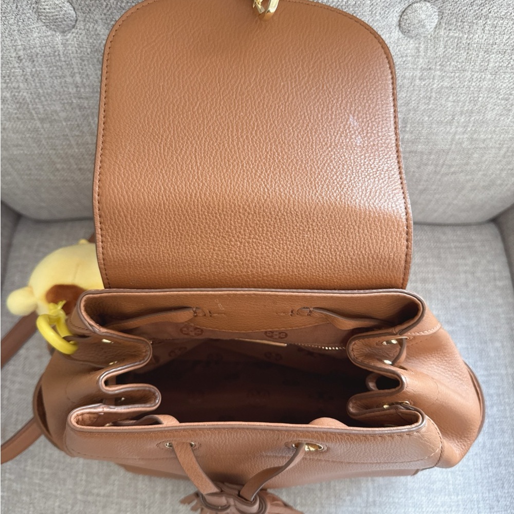 Tory Burch Leather Small Backpack - image 6